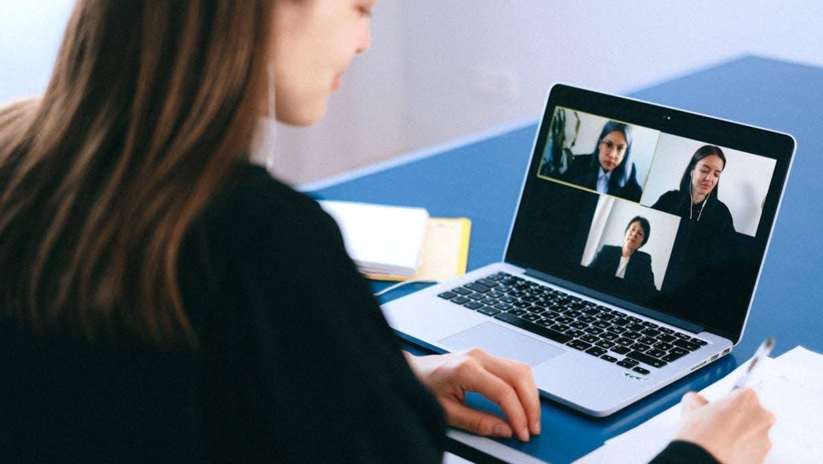 People on a video call